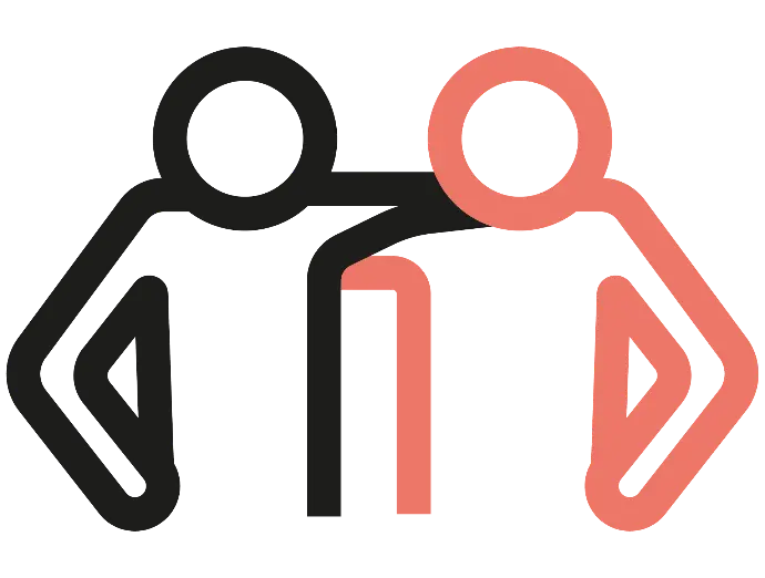 Mains jointes pour offrir